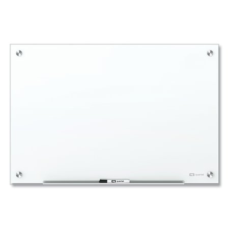 QUARTET Brilliance Glass Dry-Erase Boards, 48 x 48, White Surface G24848W